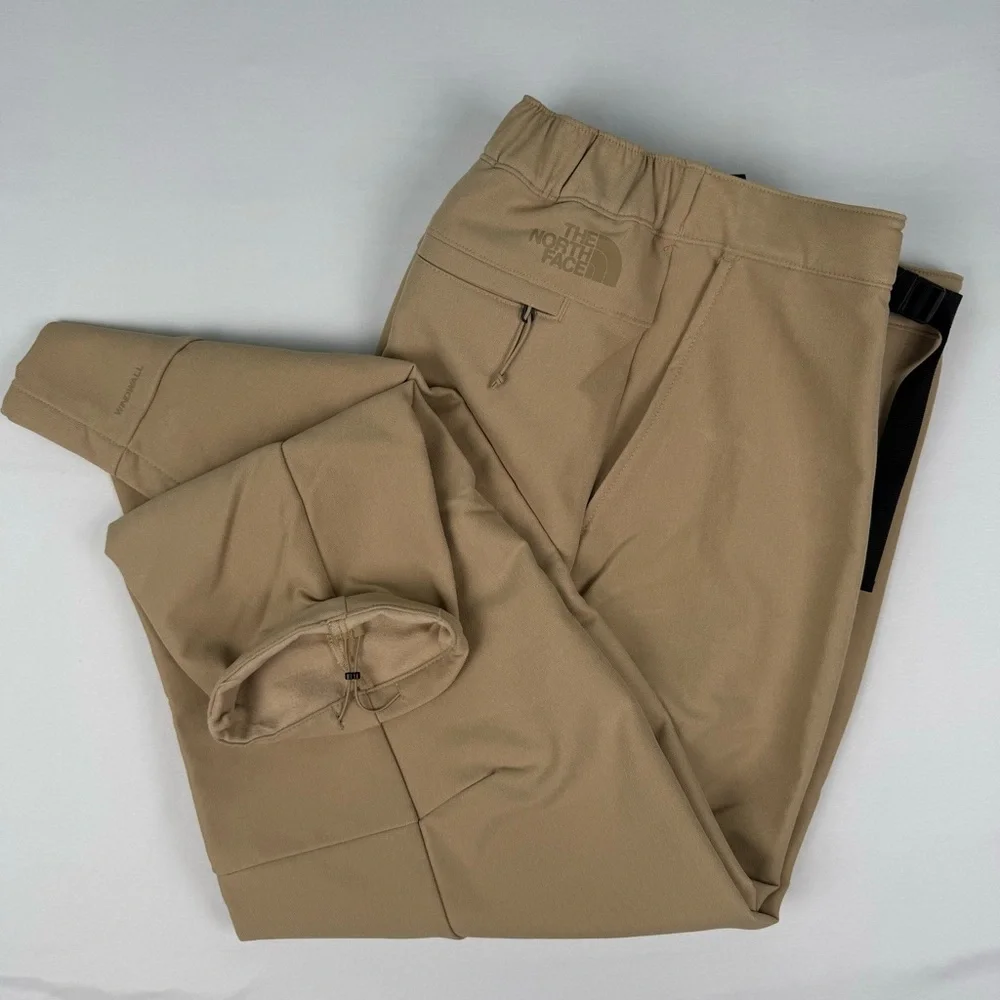 The North Face Men XXL Camden Pants Soft Shell Windwall Khaki Waterrepellent NWT
